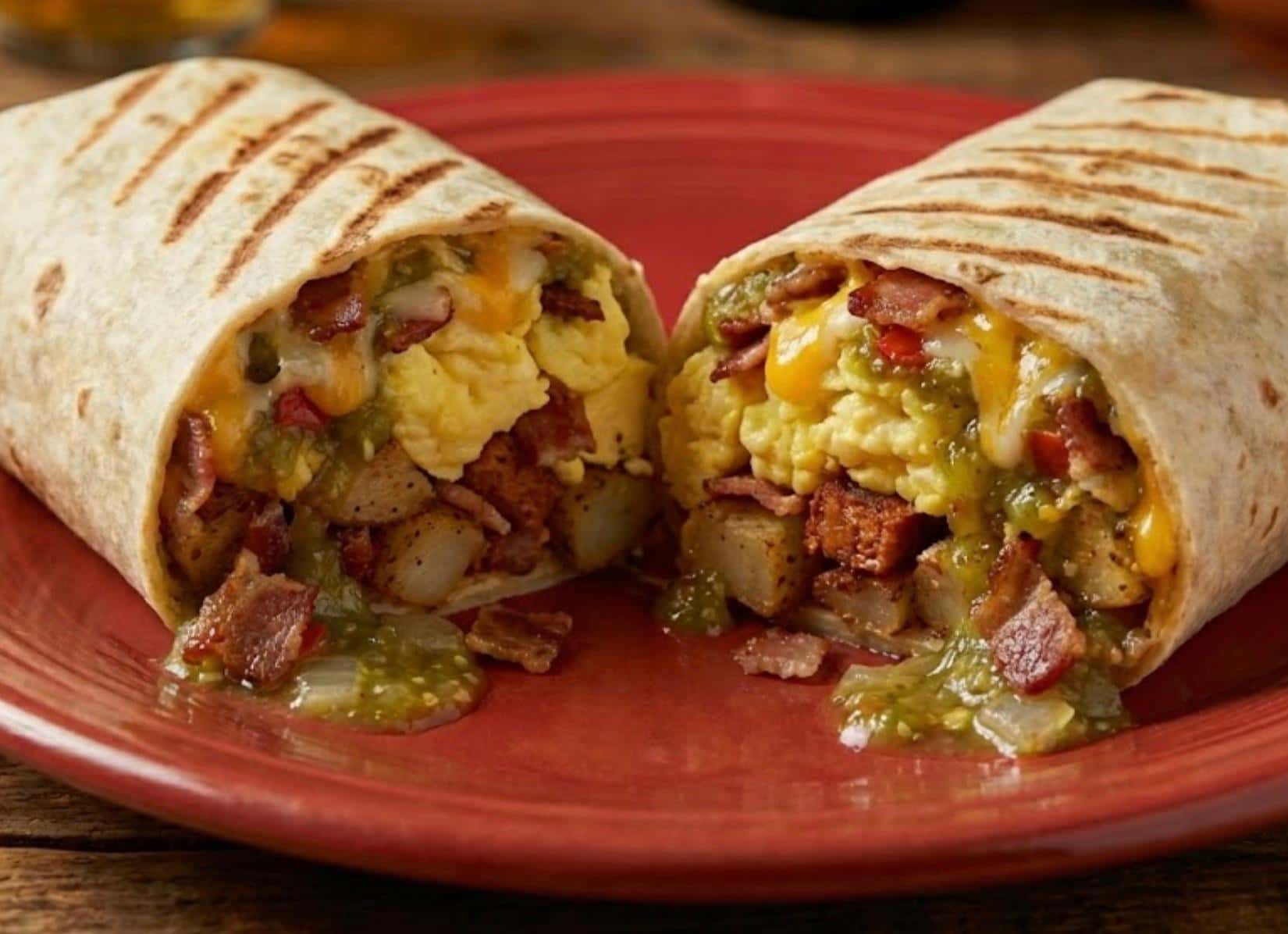 Meat Lovers Breakfast Burrito