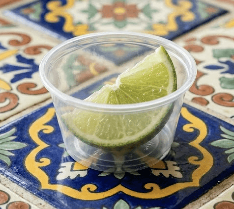 Lime Wedge in a 2oz Container